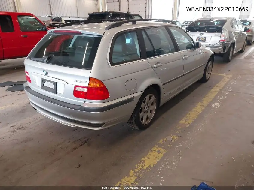 2002 BMW 325It VIN: WBAEN334X2PC10669 Lot: 42609672