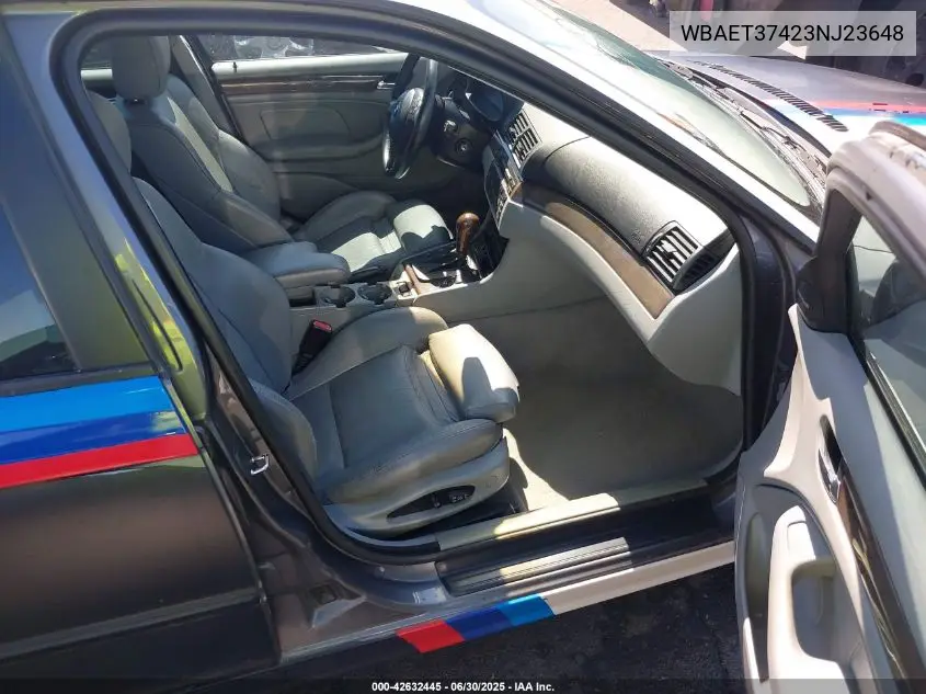 2003 BMW 325I I VIN: WBAET37423NJ23648 Lot: 42632445