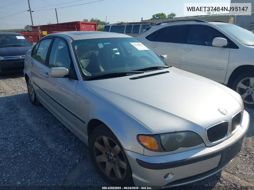 2004 BMW 325I VIN: WBAET37484NJ95147 Lot: 42582889