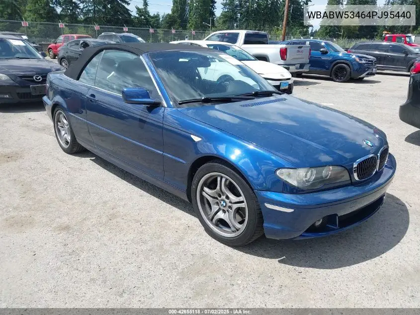2004 BMW 330Ci VIN: WBABW53464PJ95440 Lot: 42655118