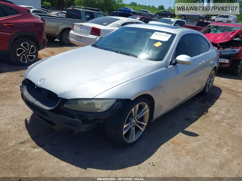 2007 BMW 335I VIN: WBAWB73537PV82307 Lot: 42241563