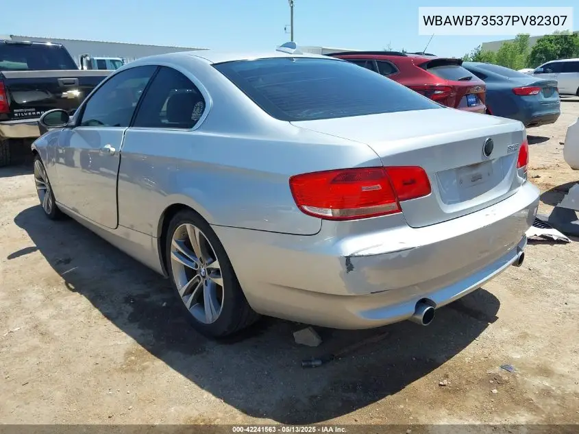 2007 BMW 335I VIN: WBAWB73537PV82307 Lot: 42241563
