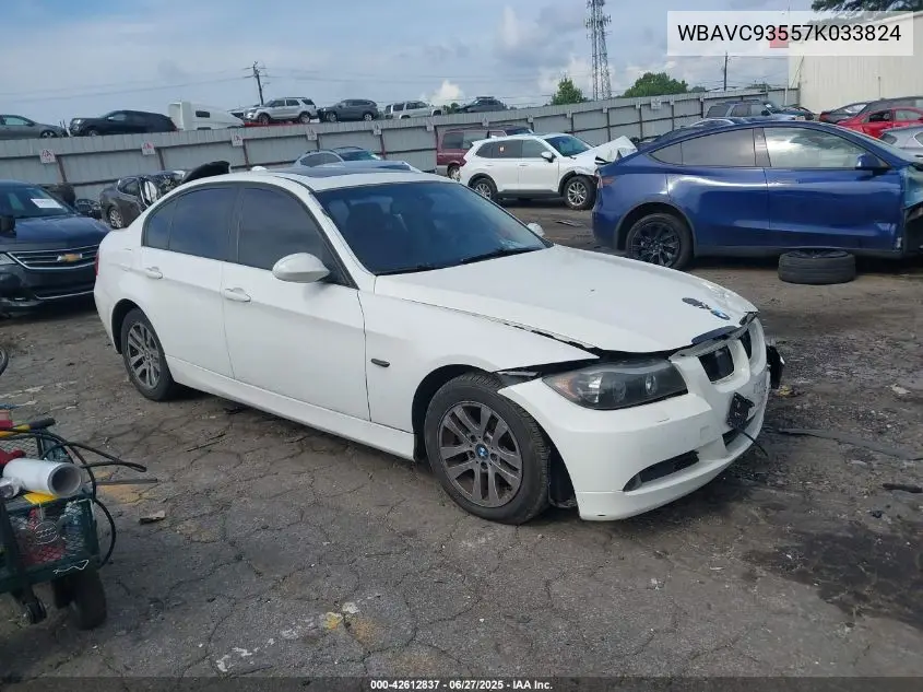 2007 BMW 328Xi VIN: WBAVC93557K033824 Lot: 42612837