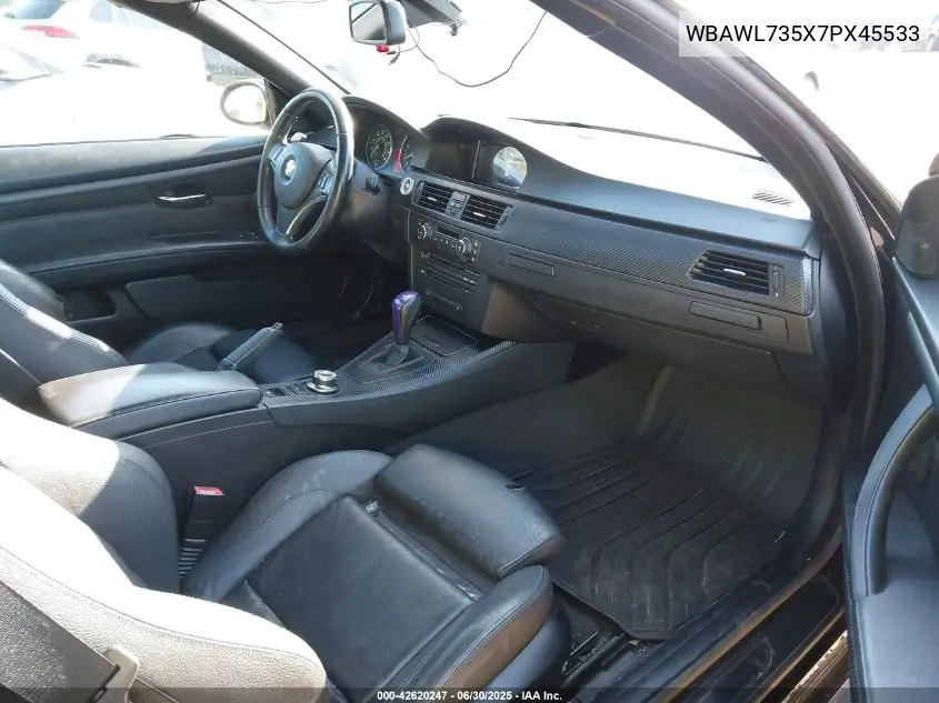 2007 BMW 335I VIN: WBAWL735X7PX45533 Lot: 42620247