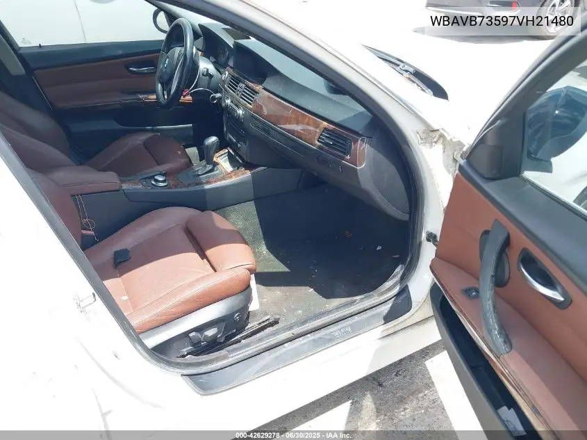 2007 BMW 335I I VIN: WBAVB73597VH21480 Lot: 42629278