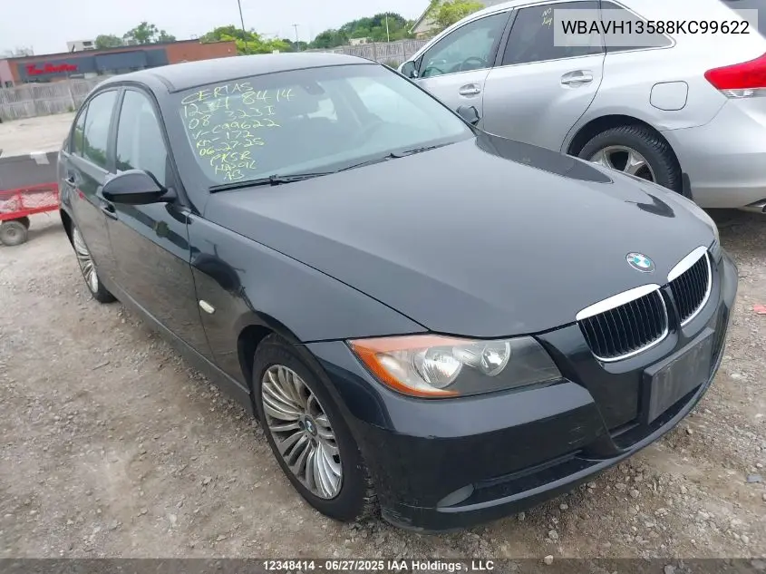 WBAVH13588KC99622 2008 BMW 323 I