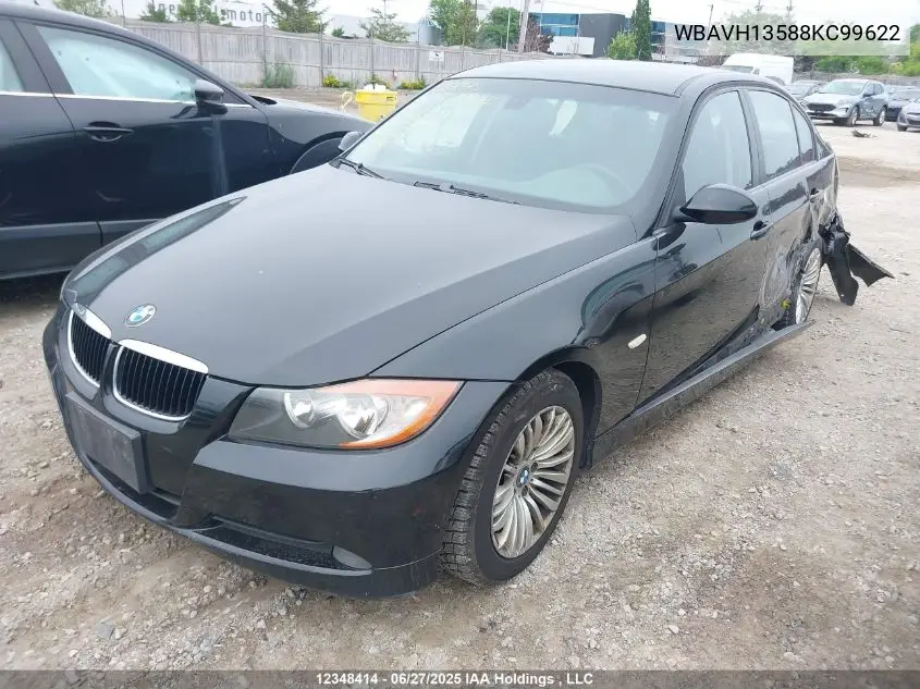 WBAVH13588KC99622 2008 BMW 323 I