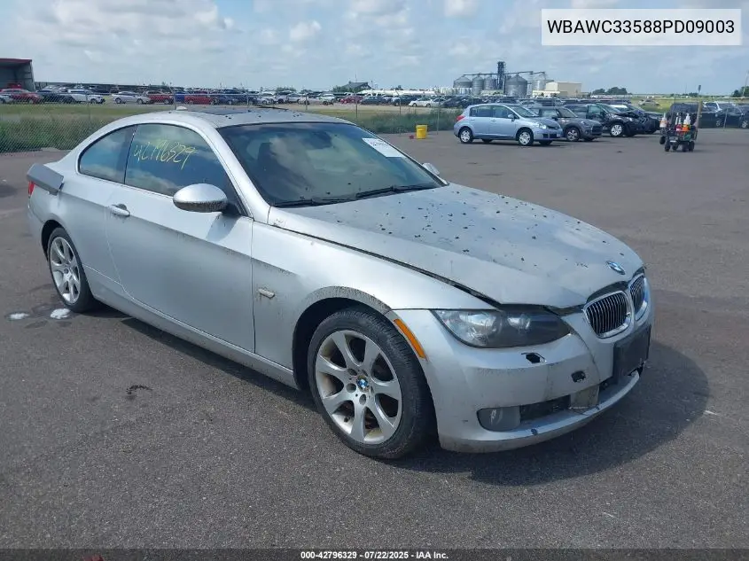 2008 BMW 328Xi VIN: WBAWC33588PD09003 Lot: 42796329