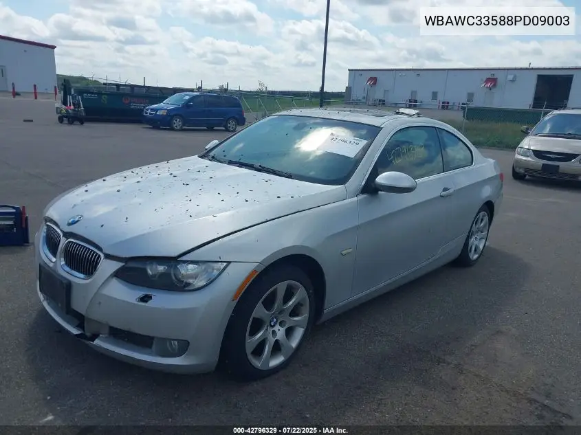 2008 BMW 328Xi VIN: WBAWC33588PD09003 Lot: 42796329