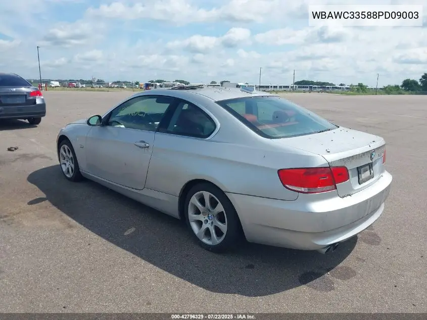 2008 BMW 328Xi VIN: WBAWC33588PD09003 Lot: 42796329
