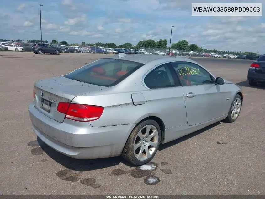 2008 BMW 328Xi VIN: WBAWC33588PD09003 Lot: 42796329