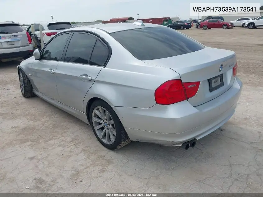 2009 BMW 328I VIN: WBAPH73539A173541 Lot: 41949389