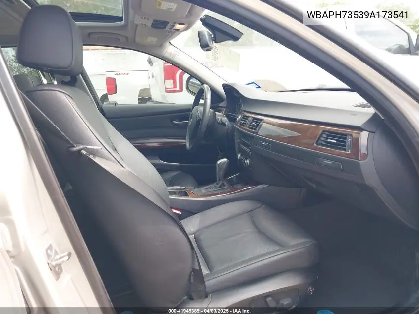 2009 BMW 328I VIN: WBAPH73539A173541 Lot: 41949389
