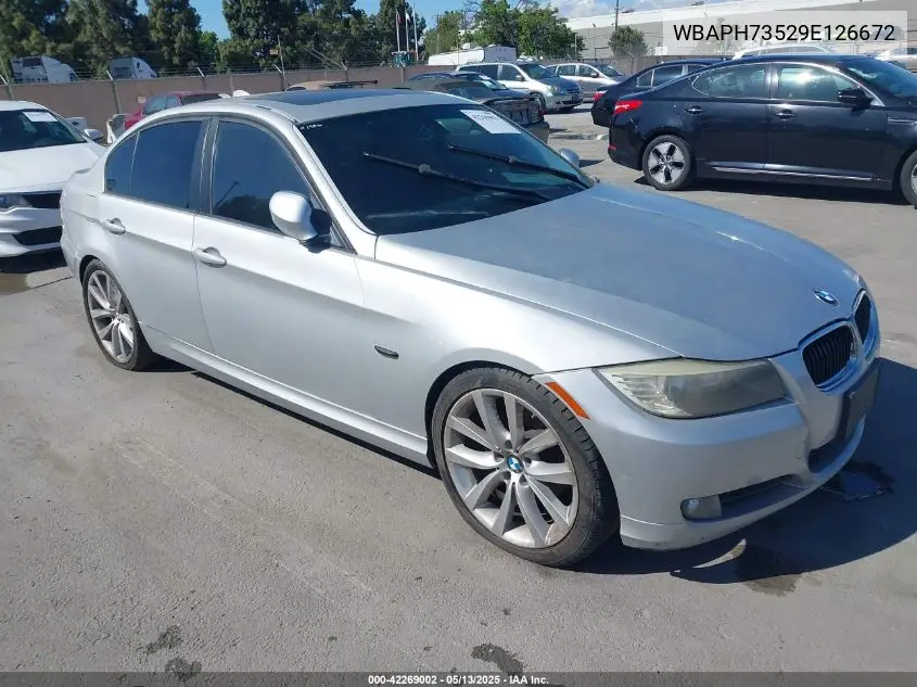 2009 BMW 328I VIN: WBAPH73529E126672 Lot: 42269002