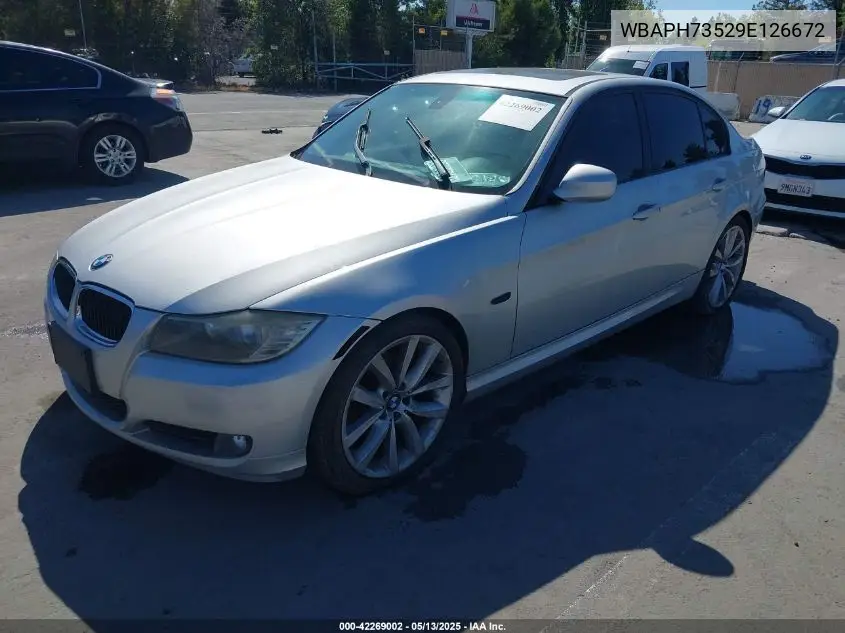 2009 BMW 328I VIN: WBAPH73529E126672 Lot: 42269002