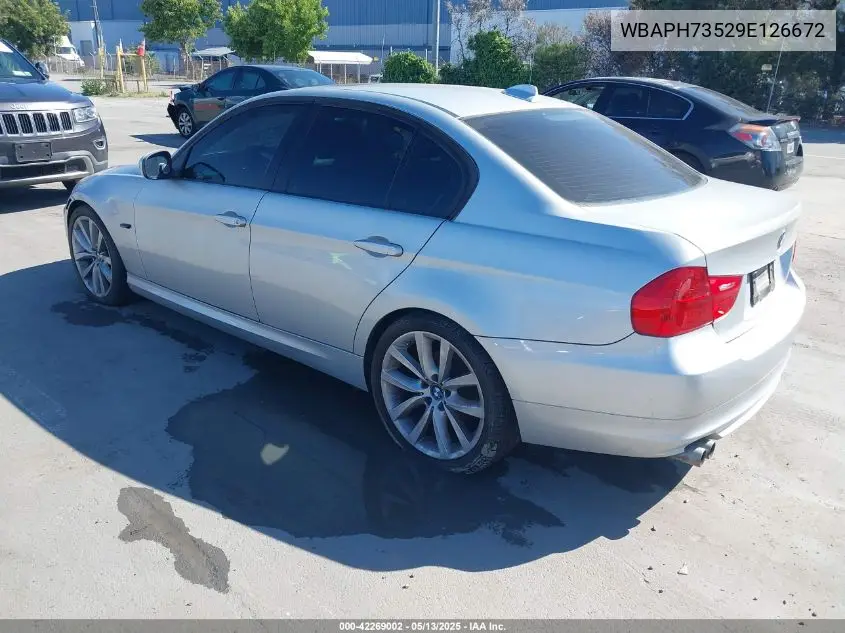 2009 BMW 328I VIN: WBAPH73529E126672 Lot: 42269002
