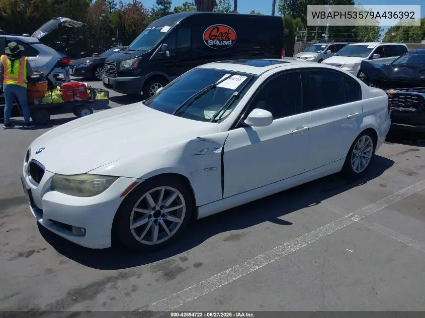 2009 BMW 328I VIN: WBAPH53579A436392 Lot: 42594723