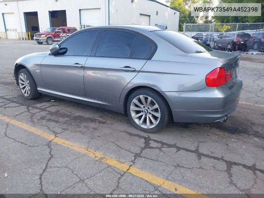 2009 BMW 328I xDrive VIN: WBAPK73549A452398 Lot: 42614986
