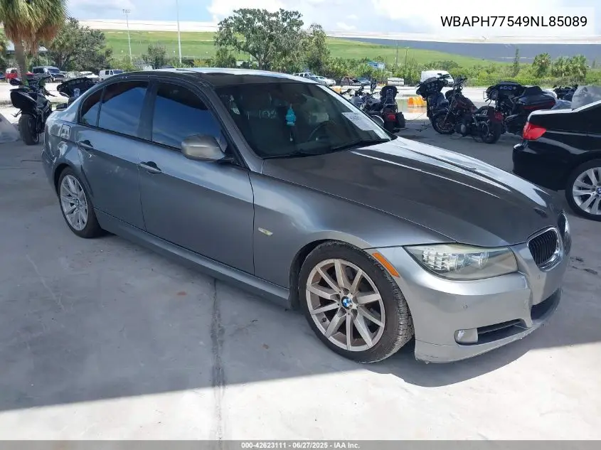 2009 BMW 328I VIN: WBAPH77549NL85089 Lot: 42623111