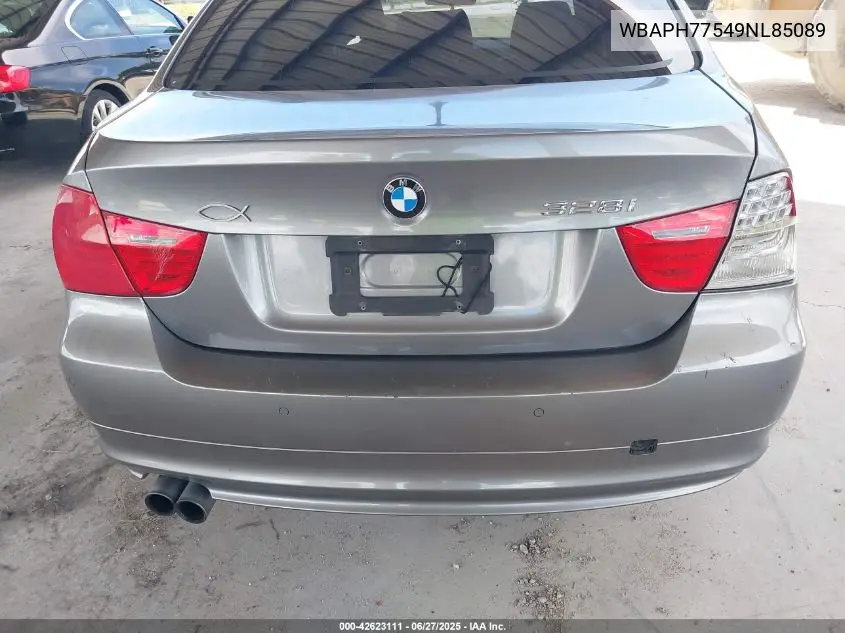 2009 BMW 328I VIN: WBAPH77549NL85089 Lot: 42623111