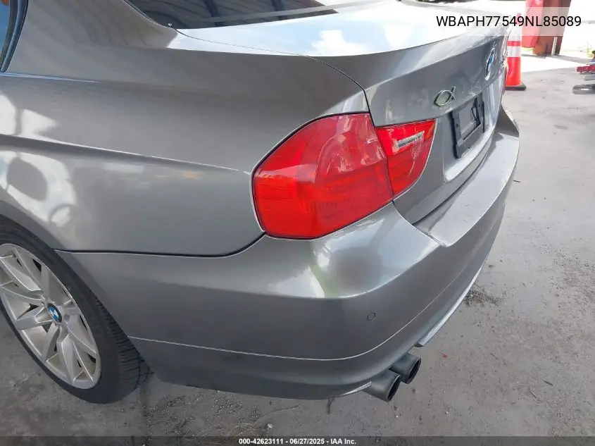2009 BMW 328I VIN: WBAPH77549NL85089 Lot: 42623111