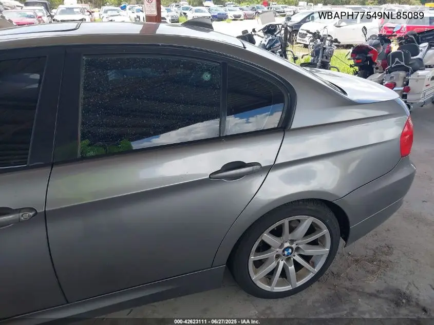 2009 BMW 328I VIN: WBAPH77549NL85089 Lot: 42623111
