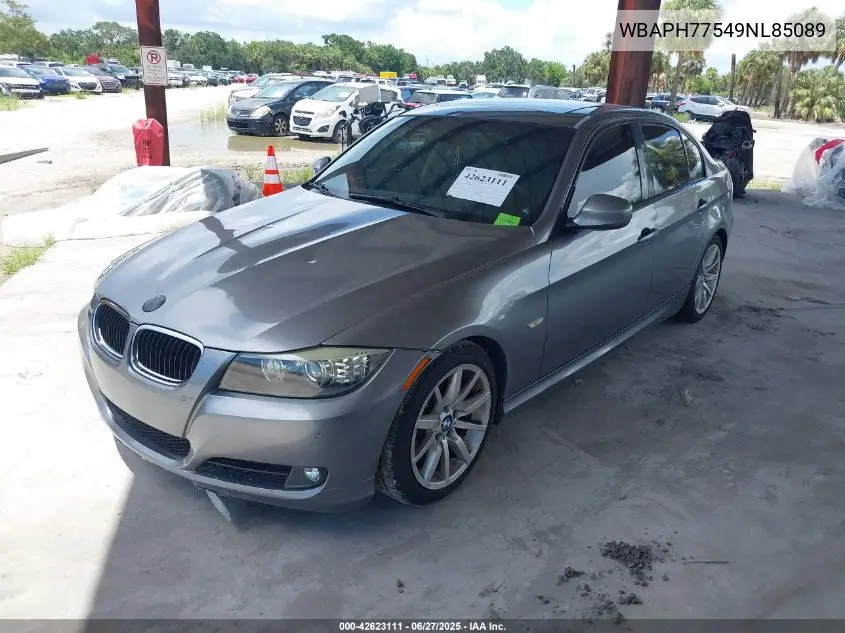 2009 BMW 328I VIN: WBAPH77549NL85089 Lot: 42623111