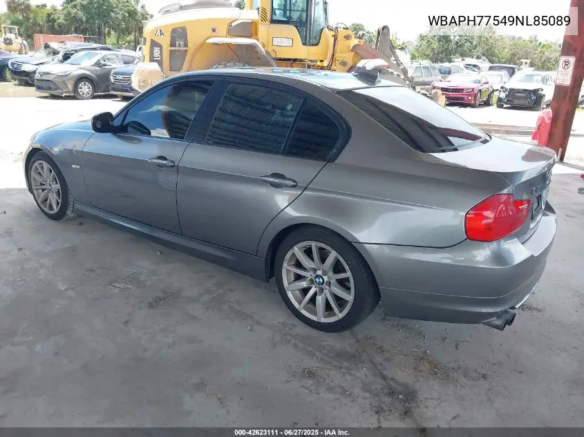 2009 BMW 328I VIN: WBAPH77549NL85089 Lot: 42623111