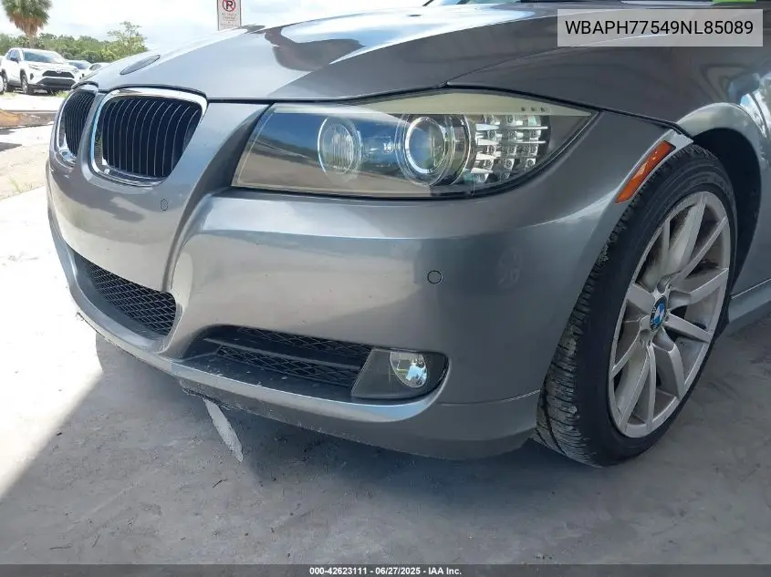 2009 BMW 328I VIN: WBAPH77549NL85089 Lot: 42623111