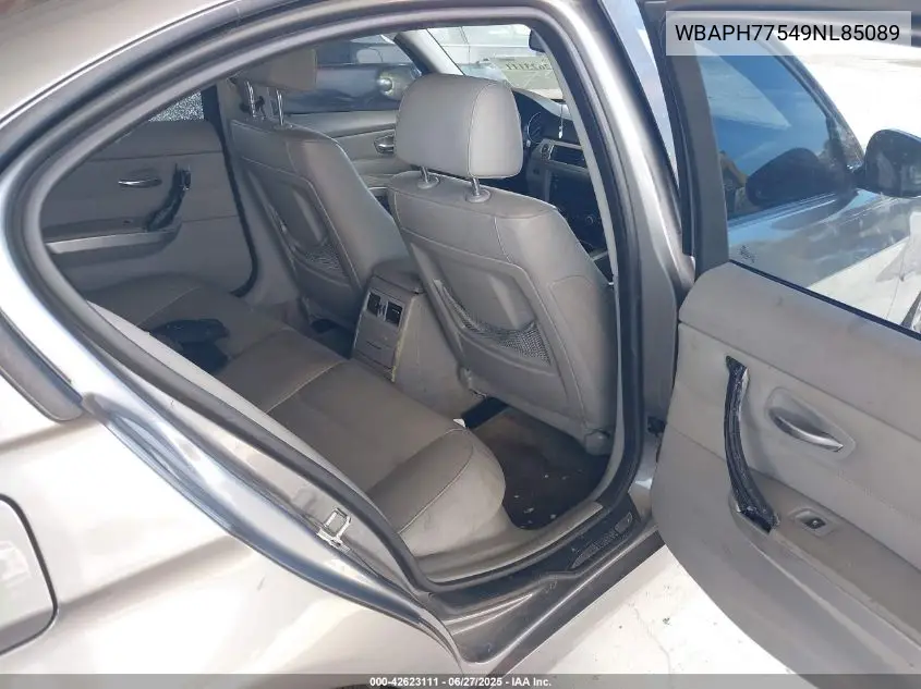 2009 BMW 328I VIN: WBAPH77549NL85089 Lot: 42623111