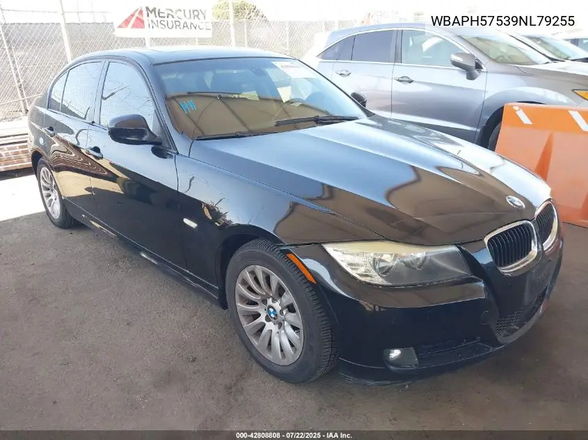 2009 BMW 328I VIN: WBAPH57539NL79255 Lot: 42808808