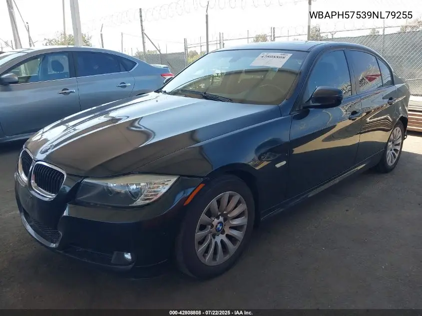 2009 BMW 328I VIN: WBAPH57539NL79255 Lot: 42808808