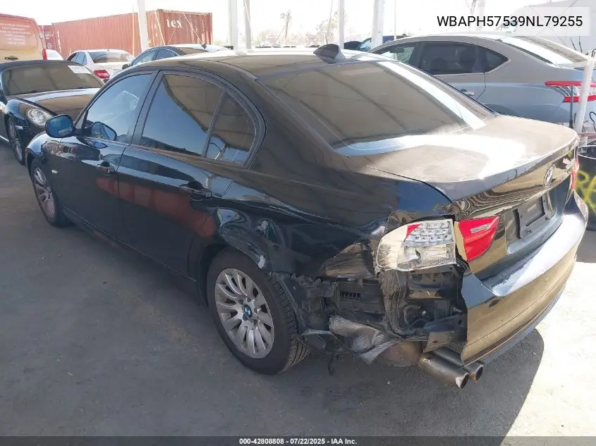 2009 BMW 328I VIN: WBAPH57539NL79255 Lot: 42808808
