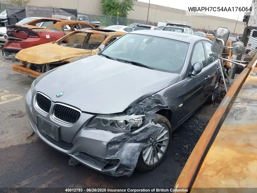 2010 BMW 328 I VIN: WBAPH7C54AA176064 Lot: 40012793
