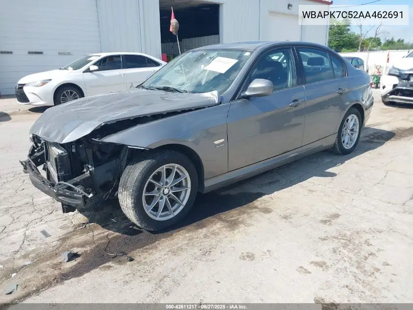 2010 BMW 328 xDrive VIN: WBAPK7C52AA462691 Lot: 42611217