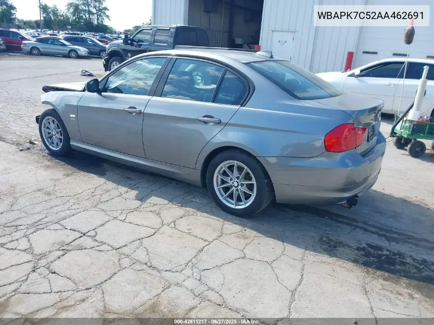 2010 BMW 328 xDrive VIN: WBAPK7C52AA462691 Lot: 42611217
