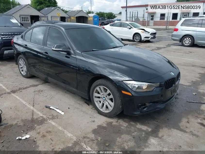 2014 BMW 320I VIN: WBA3B1G52ENS80039 Lot: 42253717