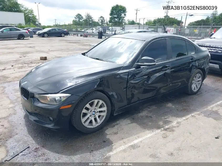 2014 BMW 320I VIN: WBA3B1G52ENS80039 Lot: 42253717