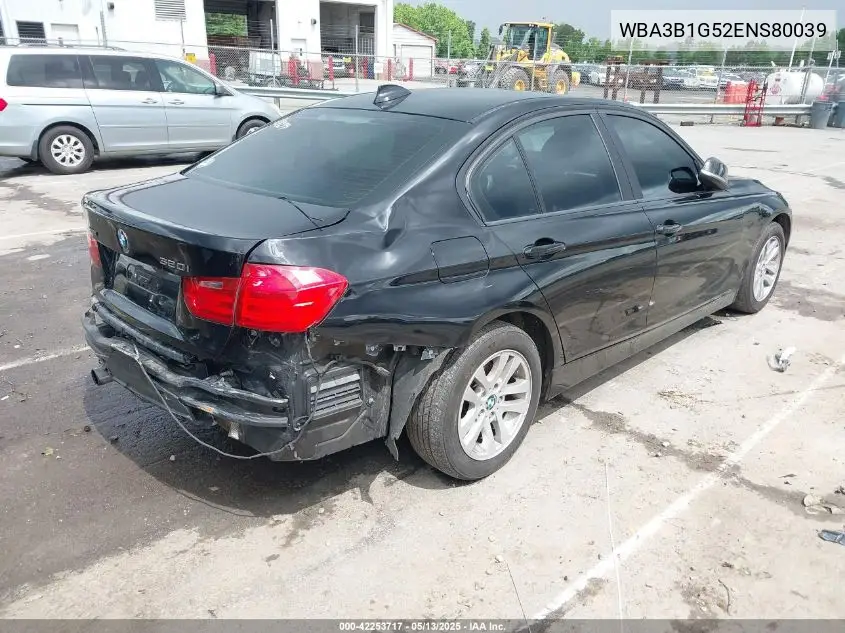 2014 BMW 320I VIN: WBA3B1G52ENS80039 Lot: 42253717