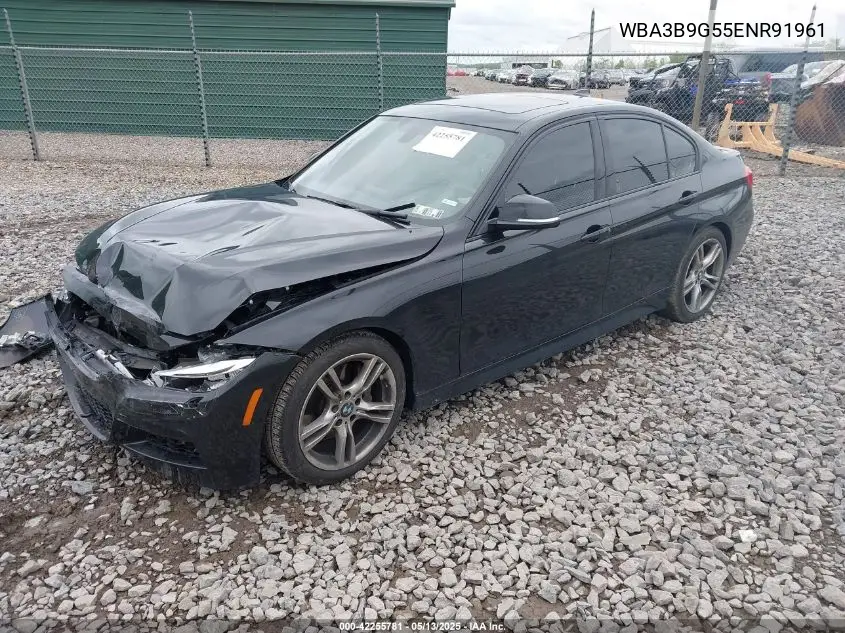 2014 BMW 335I xDrive VIN: WBA3B9G55ENR91961 Lot: 42255781
