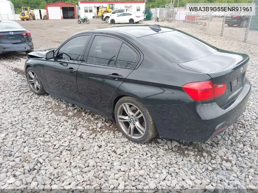 2014 BMW 335I xDrive VIN: WBA3B9G55ENR91961 Lot: 42255781
