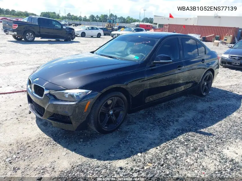 2014 BMW 320I VIN: WBA3B1G52ENS77139 Lot: 42267163