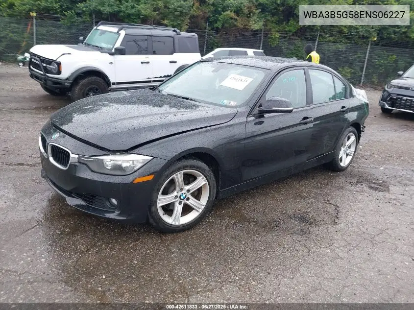 2014 BMW 328I xDrive VIN: WBA3B5G58ENS06227 Lot: 42611833