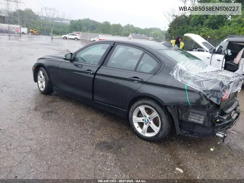 2014 BMW 328I xDrive VIN: WBA3B5G58ENS06227 Lot: 42611833
