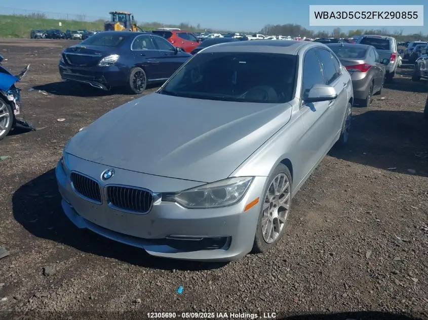 2015 BMW 328 D xDrive VIN: WBA3D5C52FK290855 Lot: 12305690