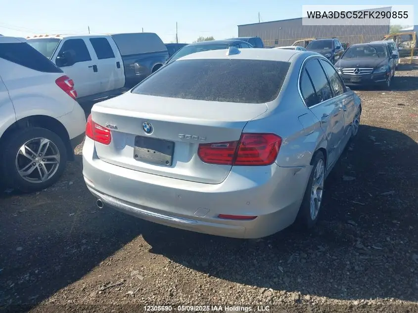 2015 BMW 328 D xDrive VIN: WBA3D5C52FK290855 Lot: 12305690