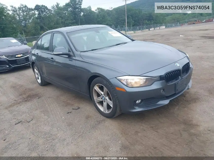 2015 BMW 320I xDrive VIN: WBA3C3G59FNS74054 Lot: 42590270