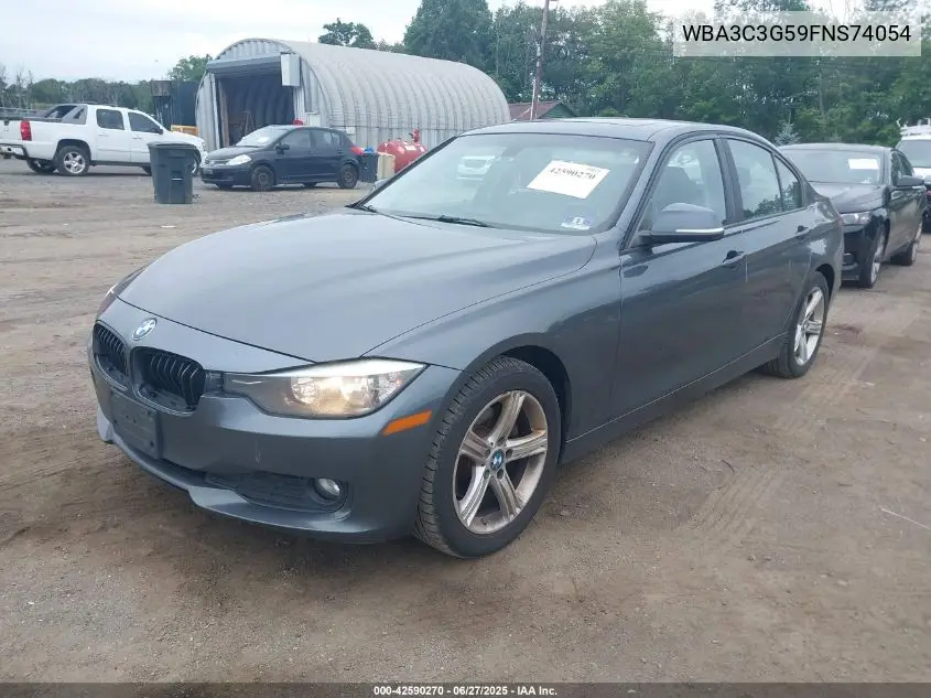 2015 BMW 320I xDrive VIN: WBA3C3G59FNS74054 Lot: 42590270