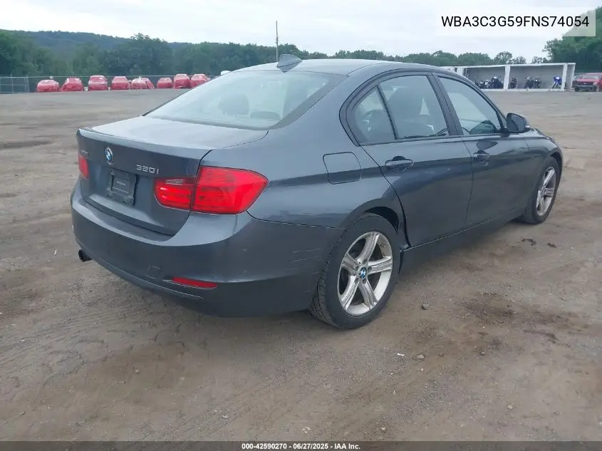 2015 BMW 320I xDrive VIN: WBA3C3G59FNS74054 Lot: 42590270