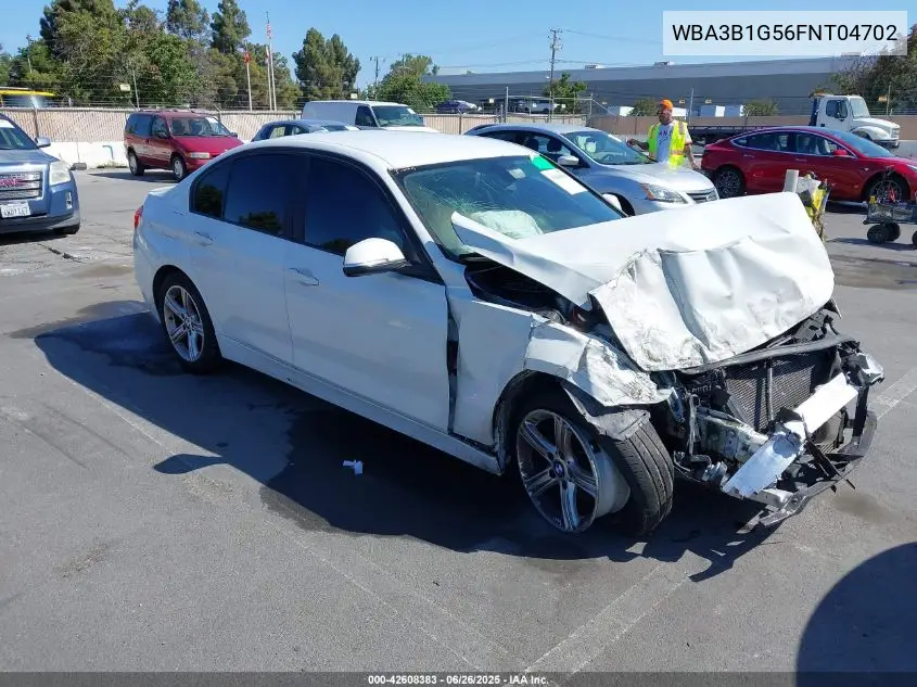 2015 BMW 320I VIN: WBA3B1G56FNT04702 Lot: 42608383